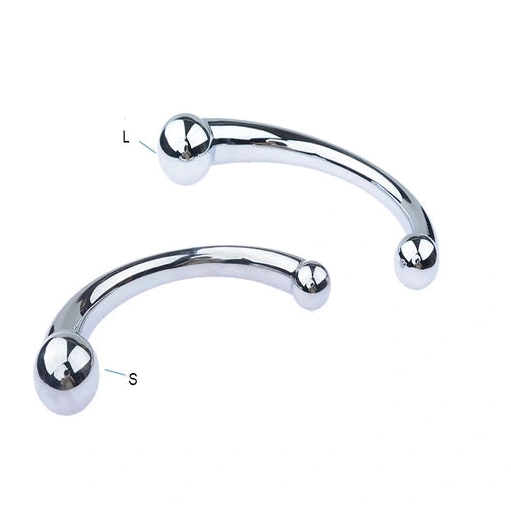 Anal Hooks Double Steel Hook Ended 5858 Elegant Anal Stainless 0201
